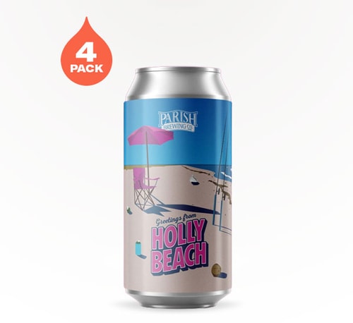 Parish Brewing Greetings from Holly Beach Sour Ale 4 Pack (16oz)