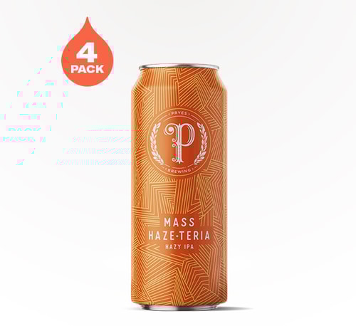 Pryes Brewing Mass Haze Teria IPA 4 Pack (16oz)