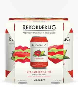 Rekorderlig Strawberry Lime Cider 4 Bottles 11.2 oz