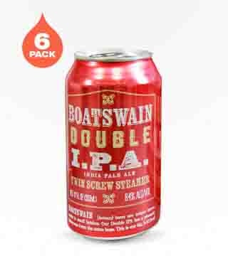 Rhinelander Brewing Boatswain Double IPA 6 Cans (12oz)