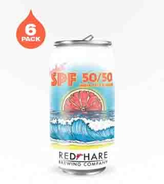 Red Hare Brewing SPF 50/50 Grapefruit Shandy 6 Cans (12oz)
