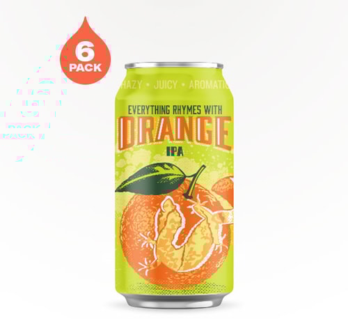 Roughtail Brewing Everything Rhymes With Orange IPA 6 Cans (12oz)