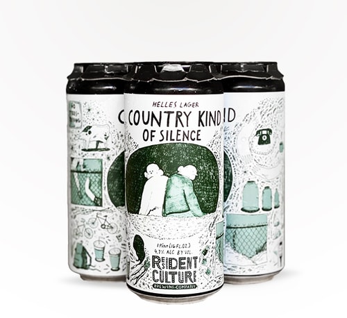 Resident Culture Brewing Country Kind of Silence Helles Lager 4 Pack (16oz)
