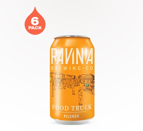 Ravinia Brewing Food Truck Pilsner 6 Cans (12oz)