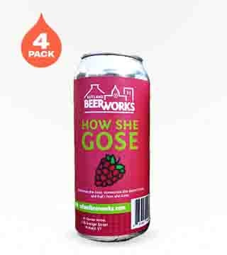 Rutland Beerworks How She Gose 4 Cans 16 oz