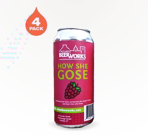 Rutland Beerworks How She Gose 4 Pack (16oz)
