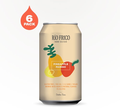 Rio Fresco Hard Seltzer Pineapple Mango 6 Cans 12oz