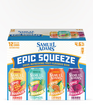 Samuel Adams Epic Squeeze Variety Pack 12 Cans 12oz