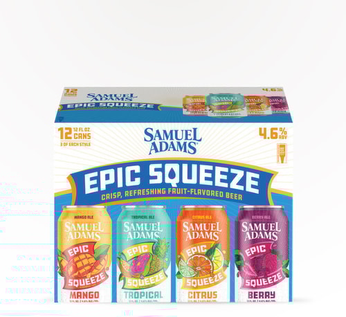 Samuel Adams Epic Squeeze Variety Pack 12 Cans 12oz