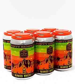 State 48 Brewery Mango Wheat Beer 6 Cans 12oz