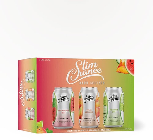 Slim Chance Hard Seltzer Variety Pack 12 Cans 12oz