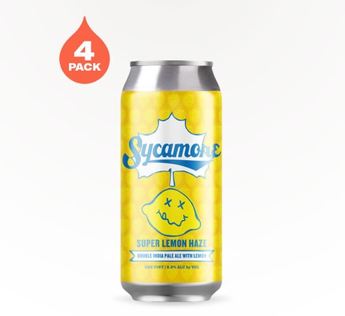 Sycamore Brewing Super Lemon Haze Double IPA 4 Pack (16oz)