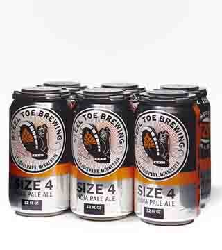 Steel Toe Brewing Size 4 IPA 6 Cans (12oz)
