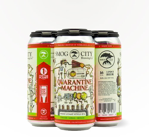 Smog City Brewing Quarantine Machine IPA 4 Pack (16oz)