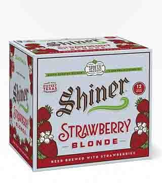 Shiner Strawberry Blonde Ale 12 Bottles 12 oz