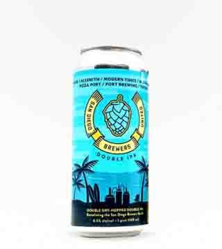 San Diego Brewers United Double Dry Hopped Double IPA 16 oz