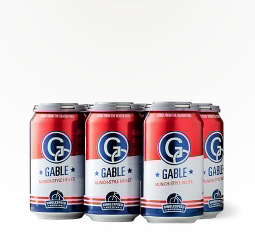 SingleSpeed Brewing Gable Helles Lager 6 Cans 12oz