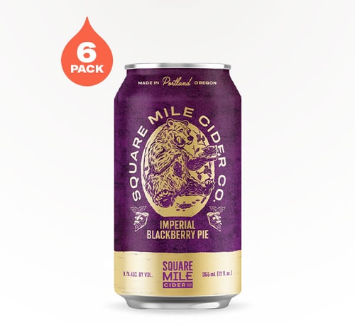 Square Mile Cider Blackberry Pie 6 Cans (12oz)