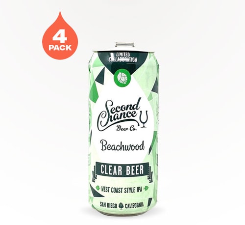 Second Chance Beer Clear Beer IPA 4 Pack (16oz)
