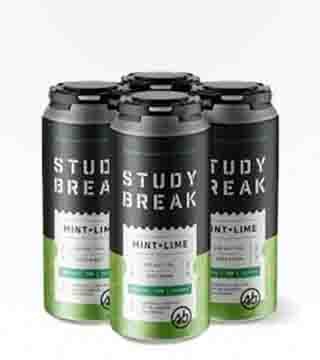 Study Break Hard Seltzer Mint and Lime 4 Cans 16 oz