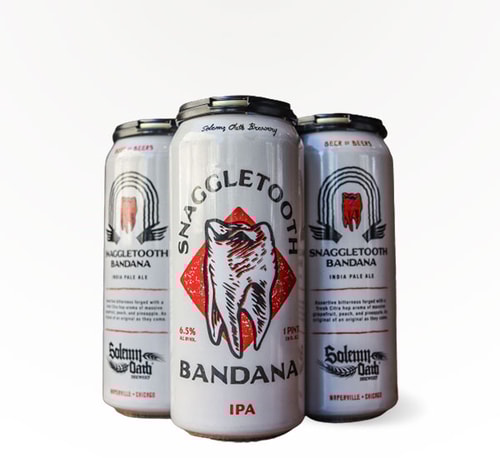 Solemn Oath Snaggletooth Bandana IPA 4 Pack (16oz)