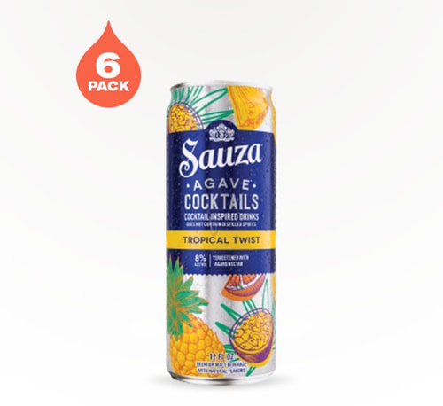 Sauza Agave Cocktails Tropical Twist 6 Cans (12oz)