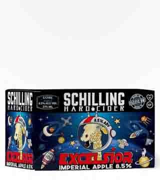 Schilling Hard Cider Excelsior Imperial Apple 6 Cans (12oz)