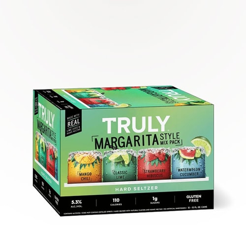 Truly Hard Seltzer Margarita Style Mix Pack 12 Cans (12oz)