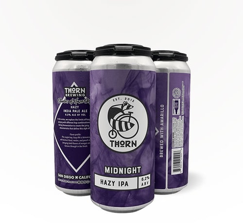 Thorn Brewing Midnight Hazy IPA 4 Pack (16oz)