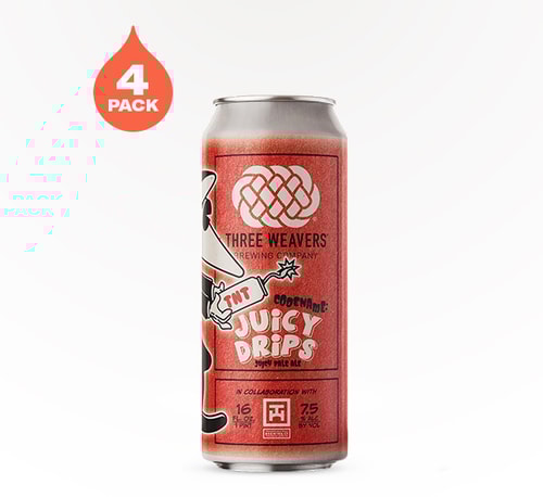 Three Weavers Brewing x Tarantula Hill Brewing Code Name: Juicy Drips Pale Ale 4 Pack (16oz)