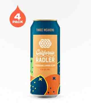 Three Weavers Brewing California Radler 4 Cans 16 oz