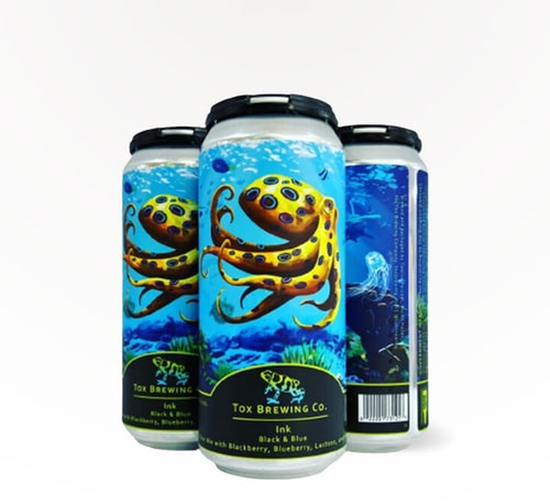 Tox Brewing Ink Black and Blue Sour Ale 4 Pack (16oz)