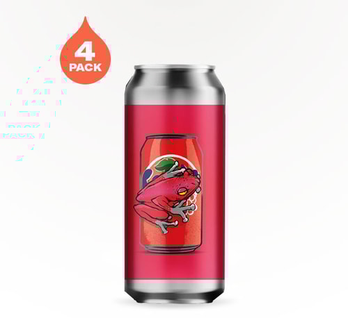 Tripping Animals Brewing Strawberry Pow Sour Ale 4 Pack 16oz