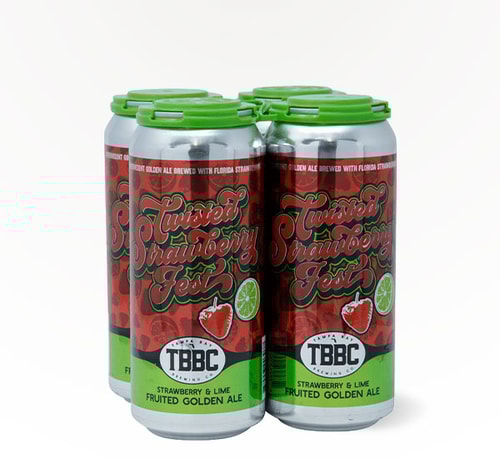 Tampa Bay Brewing Twisted Strawberry Fest Golden Ale 4 Pack (16oz)
