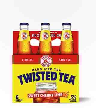 Twisted Tea Sweet Cherry Lime 6 Bottles 12 oz