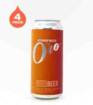 The Good Beer Stonefruit Oro Sour Ale 4 Cans 16 oz