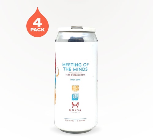 Urban Roots Brewing Meeting of the Minds Hazy Double IPA 4 Pack (16oz)