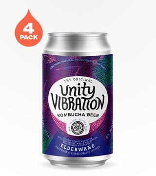 Unity Vibration Kombucha Beer Elderwand 4 Cans 12 oz