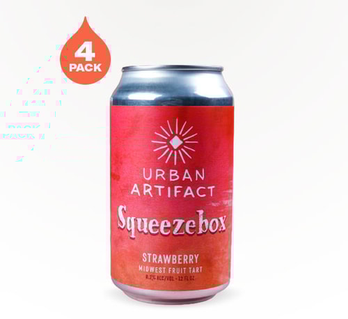 Urban Artifact Squeezebox Fruit Tart Sour Ale 4 Cans (12oz)