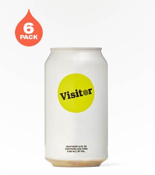 Visitor Non-Alcoholic Lager 6 Cans (12oz)
