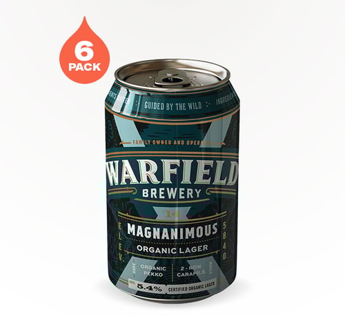Warfield Brewery Magnanimous Lager 6 Cans (12oz)