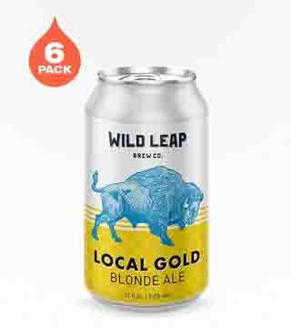 Wild Leap Brew Local Gold Blonde Ale 6 Cans (12oz)