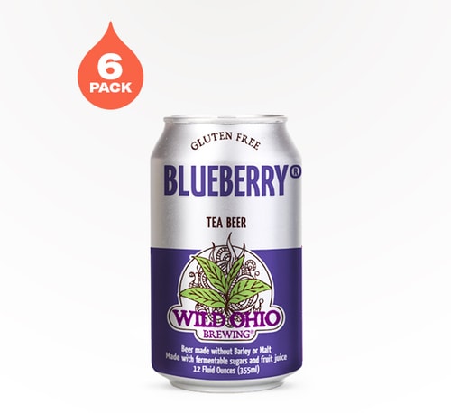 Wild Ohio Brewing Blueberry Tea Beer 6 Cans (12oz)