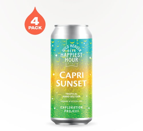 Wild Heaven Beer Capri Sunset Hard Seltzer 4 Pack (16oz)