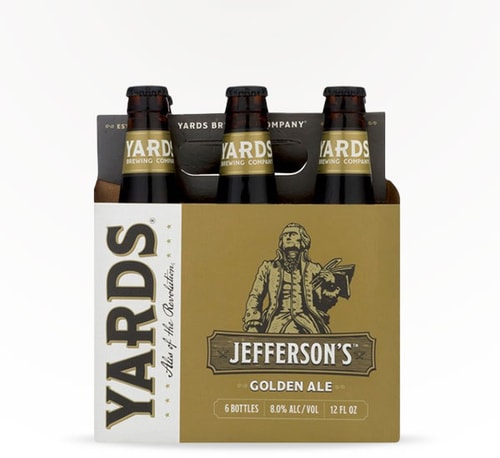 Yards Brewing Jefferson's Golden Ale 6 Bottles (12oz)