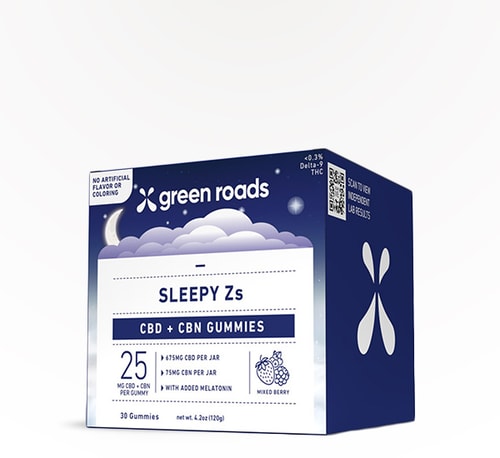 Green Roads Gummies Sleepy Z's Mixed Berry 750 mg 30 count