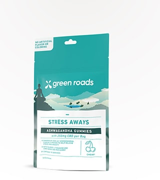 Green Roads Gummies Ashwagandha Stress Aways Cherry 250 mg 10 count
