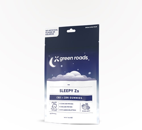 Green Roads Gummies Sleepy Z's Mixed Berry 250 mg 10 count