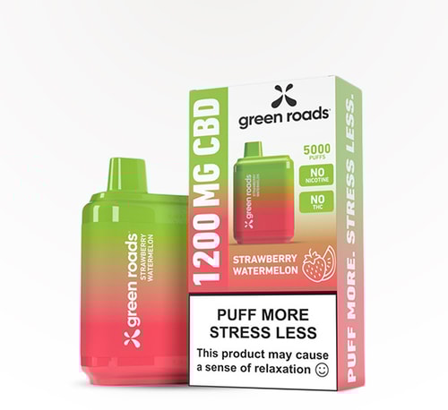 Green Roads Disposable 5000 Strawberry Watermelon 1200 mg Single