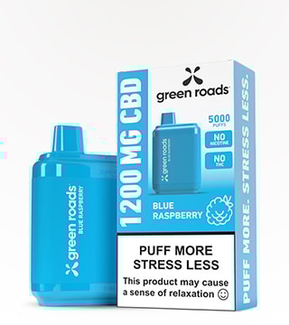 Green Roads Disposable 5000 Blue Raspberry 1200 mg Single